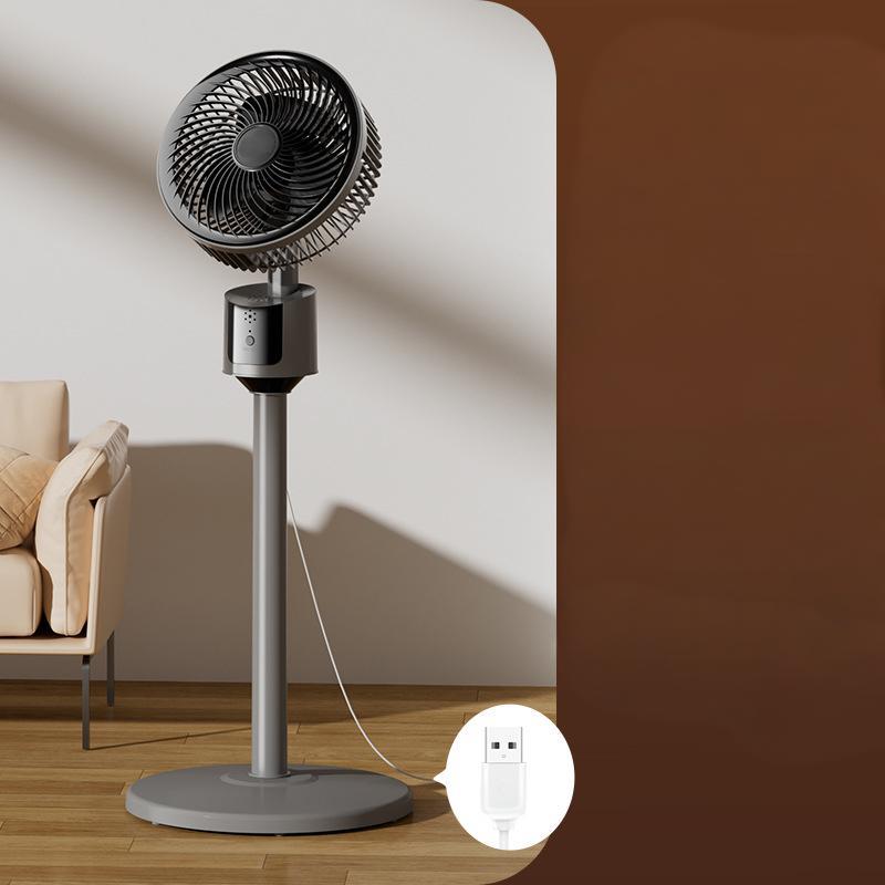 ❄️55% korting🔥USB-aangedreven energiebesparende, stille vloerventilator met luchtstroom🍃🚀Gratis verzending